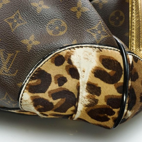 Auth Louis Vuitton Stephen Leopard Bag #4123L11 - Picture 13 of 15